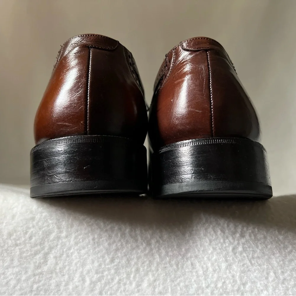 Florsheim Flexibles Size 9 Men’s Brown Leather Oxford Style Shoes